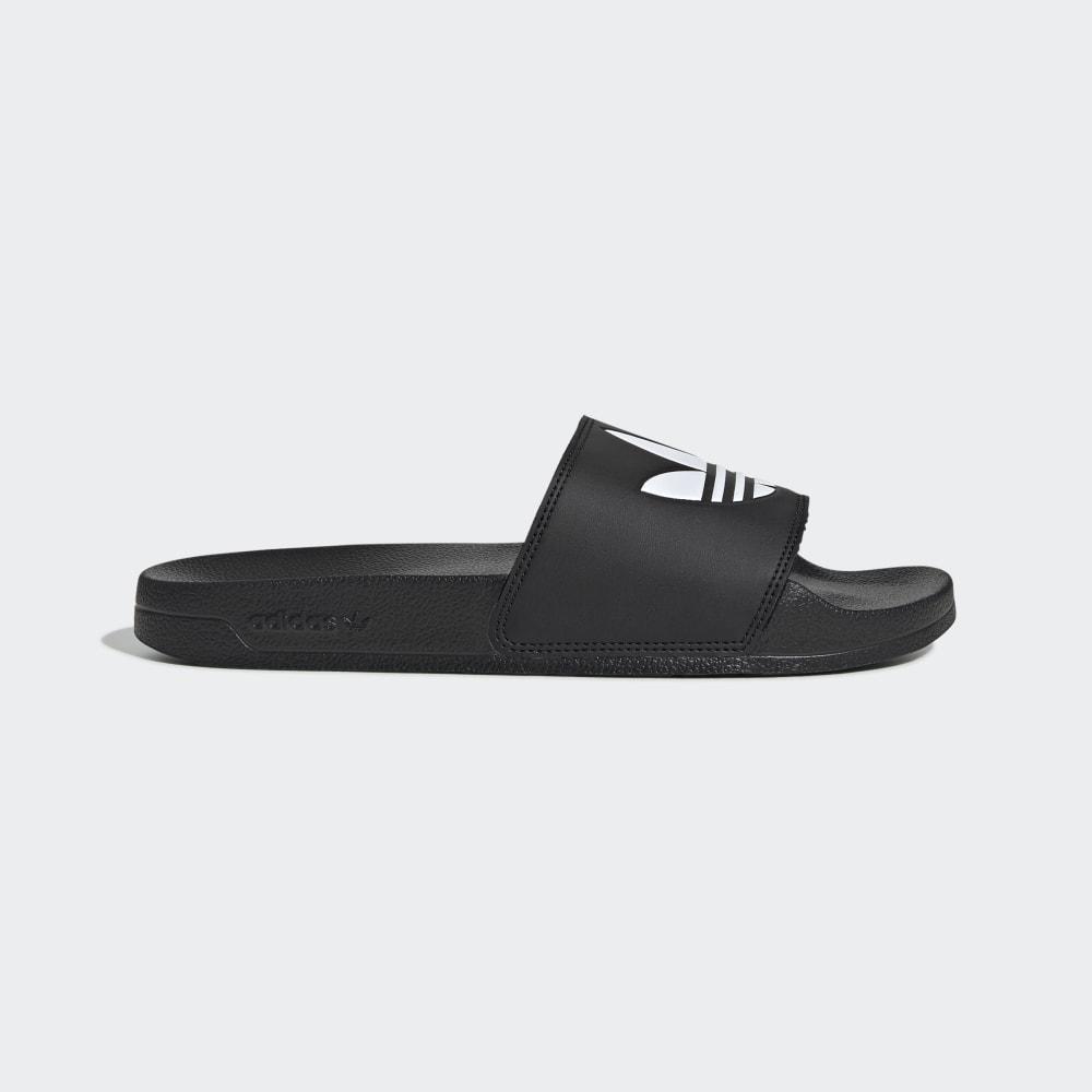 Adidas Men's Adilette Lite Slides Black/White Ireland FU8298